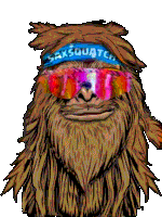 Gif animé Bigfoot lunettes